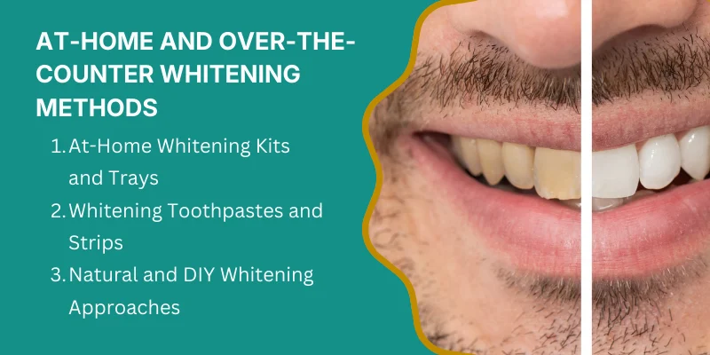 At-home and over-the-counter whitening methods