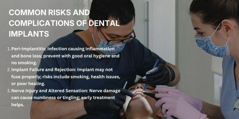 Common Risks and Complications of Dental Implants